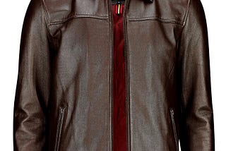 Classic Leather Jacket — Brown