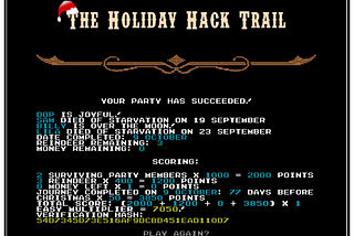 SANS KringleCon Holiday Hack Challenge 2019 Write-Up