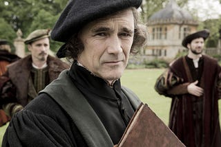 Mark Rylance as Thomas Cromwell in the BBC version of WOLF HALL