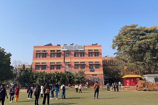 It was my first day in my college, after 2 years.