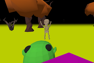 Monster Zoo: A Silly WebVR Game for Halloween