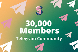 WE HIT 30,000 MEMBERS ON OUR TELEGRAM COMMUNITY