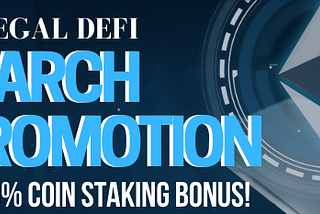 Regal Defi March Promotion: Get +10% COIN STAKING BONUS!