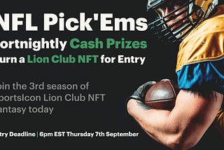 Join the SportsIcon Lion Club NFL Pick’ems League 2023 — Entry Details Included