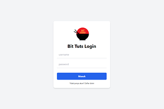 TailwindCSS — Login Form #0 (Intro)