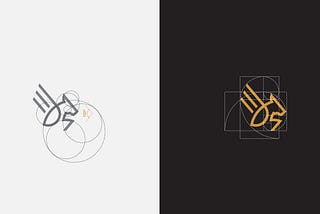 Golden Ratio grids and animal logos