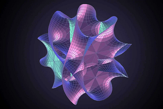 How does our brain processes, what our eyes see in this image?-An artist’s concept of hidden dimensions curled-up within the three spatial dimensions of spacetime. (World Science Festival)-SOURCE