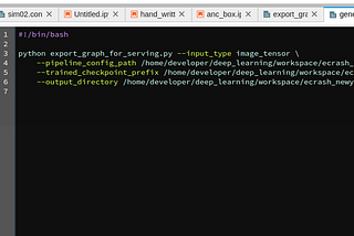 Converting the model to tensorflow servable for the deployment.