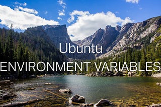 Ubuntu environment variables and accessing them via python