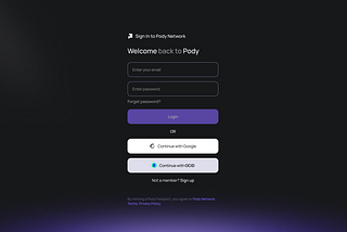 How to Get Started on Pody Network