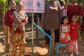 Drip Network’s; Ladies of the Faucet Support Clean Water Well in Cambodia!