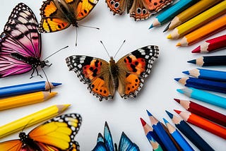 Kolorowanki motyle