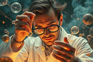 A scientist searching for the laws of nature