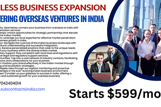 Open An Office In India for just $599.00 per month