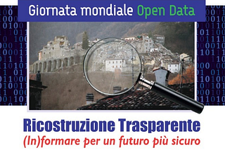 “Ricostruzione trasparente”: dati pubblici sugli appalti post terremoto
