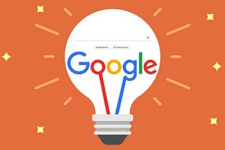 a bulb image with google’s logo in the middle