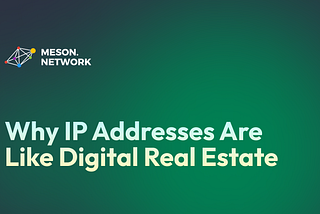 Why IP Addresses Are Like Digital Real Estate: A Look at IP Pool Market Demand