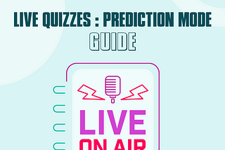 Live Quizzes: Prediction Mode Guide