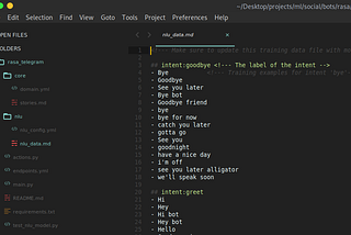 Getting Started With RASA-ChatBot And Telegram (Part 1)