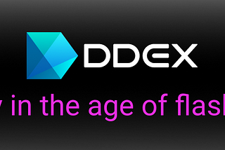 Reflecting on DDEX in the age of flash loans