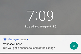 Dismissing unread message notifications on your phone