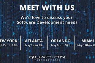 Buckle up, America! Quadion Tech’s Latest Roadshow is Coming your Way