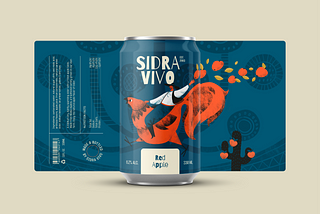 Case Study: Sidra Vivo. Sprightly Packaging Design for Cider Brand