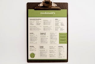 senior thesis | mcdonald’s rebrand