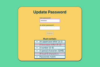 Build This Awesome Password Checklist with React and CSS