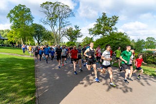 Park Run 5K at Cannon Hill park