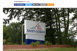 BREAKING NEWS! Saint Gobain decides liability too high