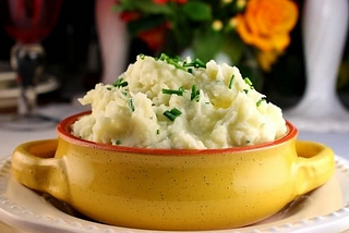 Side Dish — Roasted Garlic Parmesan Mashed Potatoes