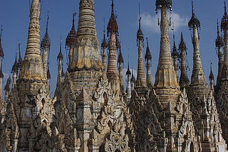 The ancient Kakku Pagodas, Shan State, Myanmar