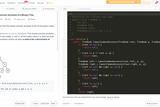 Leetcode 236. Lowest Common Ancestor of a Binary Tree