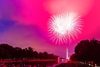 Celebrating 4th July in DC