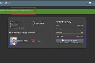 Hacking OWASP Juice Shop: Part 2 — Exposing Critical Vulnerabilities in the Payment Flow