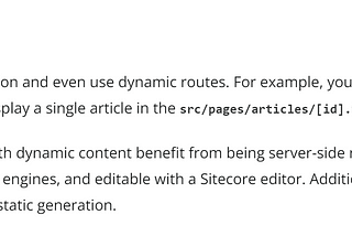 Sitecore JSS — Hybrid data fetching — SSG and SSR together