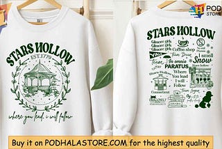 Stars Hollow Sweatshirt, Gilmore Girls Merchandise, Luke’s Diner Inspired Hoodie