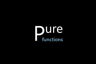 Pure functions