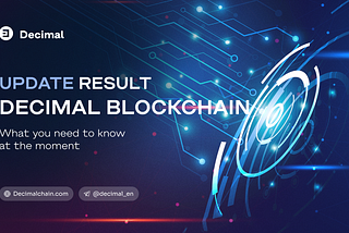 Decimal blockchain update results