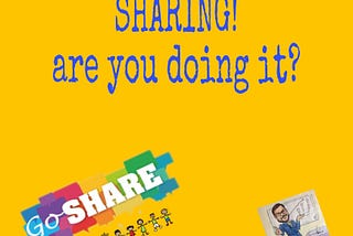 Sharing is all about creating happiness for yourself and others!