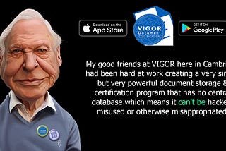 A video explaining VIGOR Document Certification