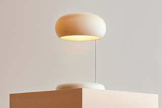 An image using the 3D AI generation method highlighting details of a lamp created in blender and generated with stable diffusion.