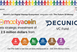 moolyacoin’s integration with Bancor and strategic investment of 2.5 million with Pecunio