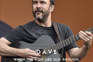 Interview with Dave Matthews about Work Life Balance