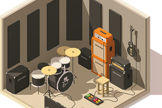 音元工作室 — 電吉他練習室🎸軟硬體設備介紹