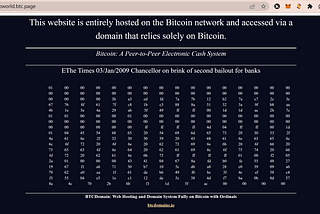 BTCDomain’s Bitcoin Native Website System goes beyond Recursive HTML Inscription