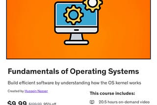 Fundamentals of Operating Systems