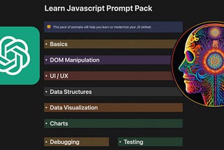 Learn Javascript Prompt Pack (for Beginners) by Machine Minds AI