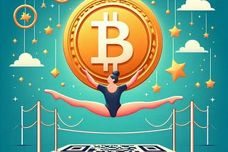 Flipping for Bitcoin: Simone Biles and the Bitcoin QR Code Maker App!